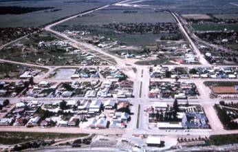 Aerial view of Ceduna in the 1950's taken by Dr.Mueller.